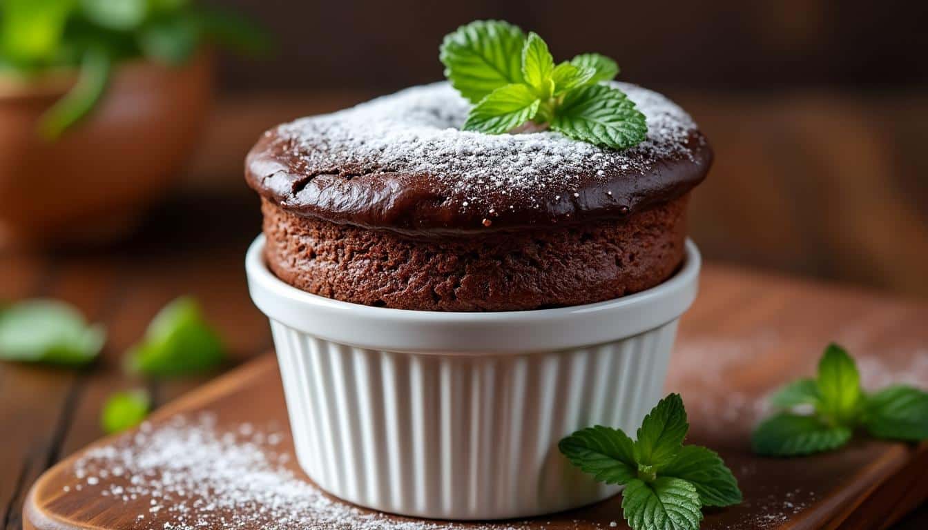 découvrez le soufflé au chocolat, un dessert léger et aérien à base de blancs d’œufs montés en neige et de chocolat fondant. parfait pour finir un repas sur une note gourmande et raffinée.