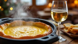 découvrez comment l'évaporation des sulfites dans le vin blanc sec révèle pleinement les arômes délicats pour sublimer votre fondue savoyarde.
