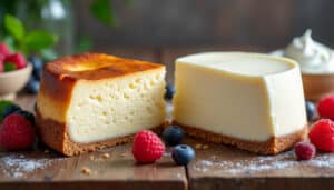 découvrez comment l'ajout de fromage blanc lissé peut alléger considérablement la texture de vos cheesecakes, pour un dessert plus léger et tout aussi savoureux.
