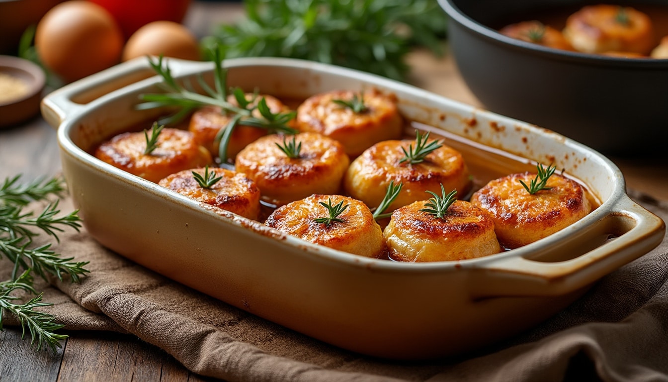 découvrez comment préparer des paupiettes de porc au four délicieuses avec notre recette facile et le temps de cuisson parfait pour un plat savoureux.
