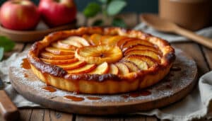découvrez la recette traditionnelle de la tarte tatin de grand-mère, avec son caramel délicieux et ses pommes fondantes, pour un dessert authentique et irrésistible.