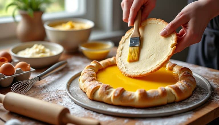découvrez notre recette facile de la galette des rois à la frangipane avec des étapes simples pour le montage et une dorure parfaite pour une brioche dorée et savoureuse.