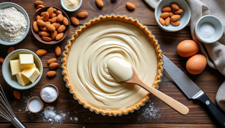 découvrez notre recette simple et précise de la crème d'amande pour tarte, avec les dosages parfaits et les conseils de cuisson pour un résultat fondant et savoureux.