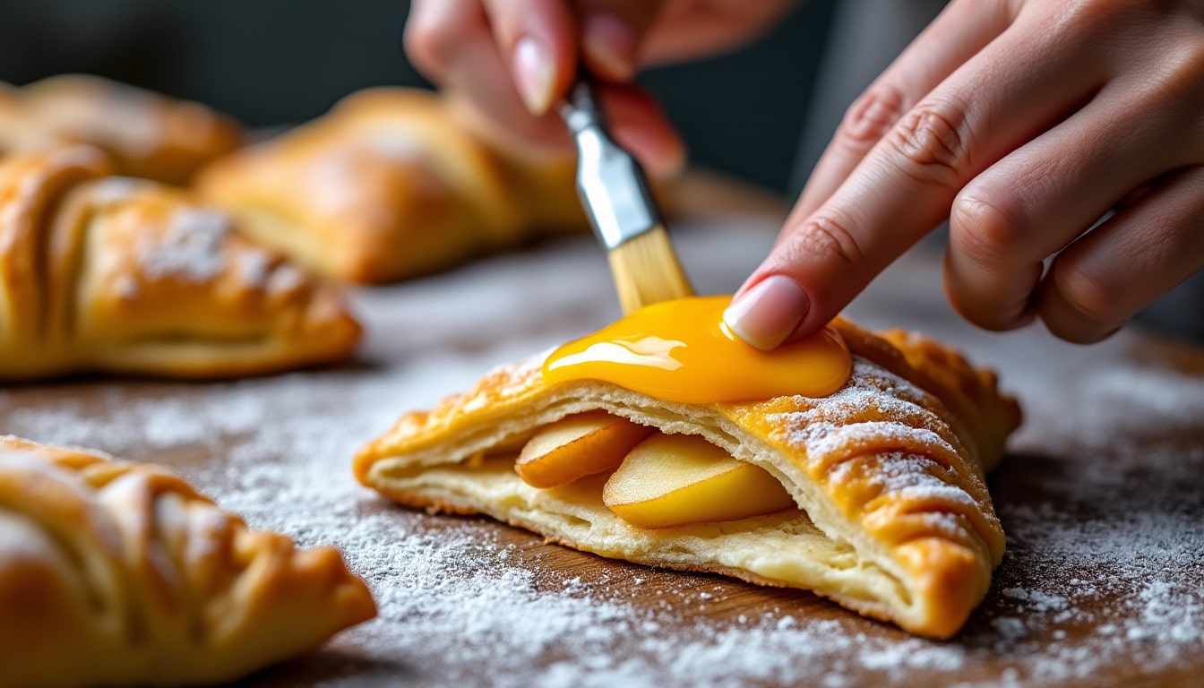 découvrez notre recette facile des chaussons aux pommes en pâte feuilletée avec des astuces pour réussir la soudure et obtenir une dorure parfaite, pour un dessert gourmand et croustillant.
