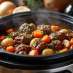 découvrez notre recette savoureuse du bourguignon au cookeo sans vin, une alternative facile et délicieuse qui ne sacrifie rien au goût traditionnel.
