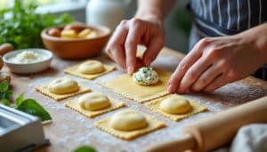 découvrez comment préparer des raviolis frais maison : choix de la pâte, garniture savoureuse et astuces de cuisson pour un résultat parfait.