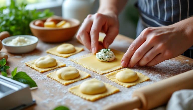 découvrez comment préparer des raviolis frais maison : choix de la pâte, garniture savoureuse et astuces de cuisson pour un résultat parfait.