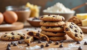 découvrez la recette des cookies aux pépites de chocolat avec des proportions exactes pour obtenir des biscuits dorés, moelleux et gourmands.