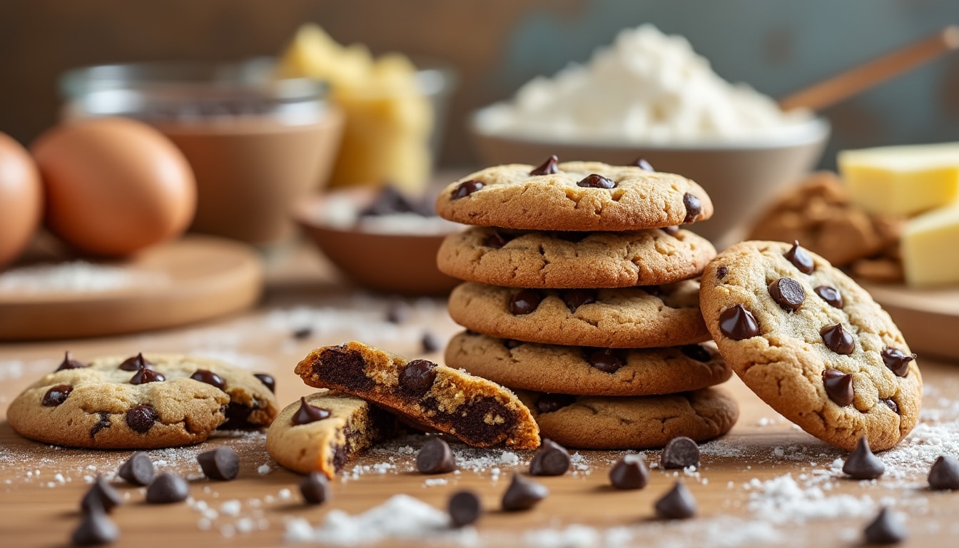 découvrez la recette des cookies aux pépites de chocolat avec des proportions exactes pour obtenir des biscuits dorés, moelleux et gourmands.