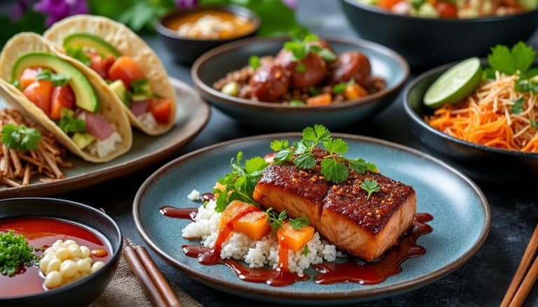 découvrez les plats emblématiques de la cuisine fusion, où saveurs, ingrédients et traditions culinaires du monde se rencontrent dans des créations surprenantes.