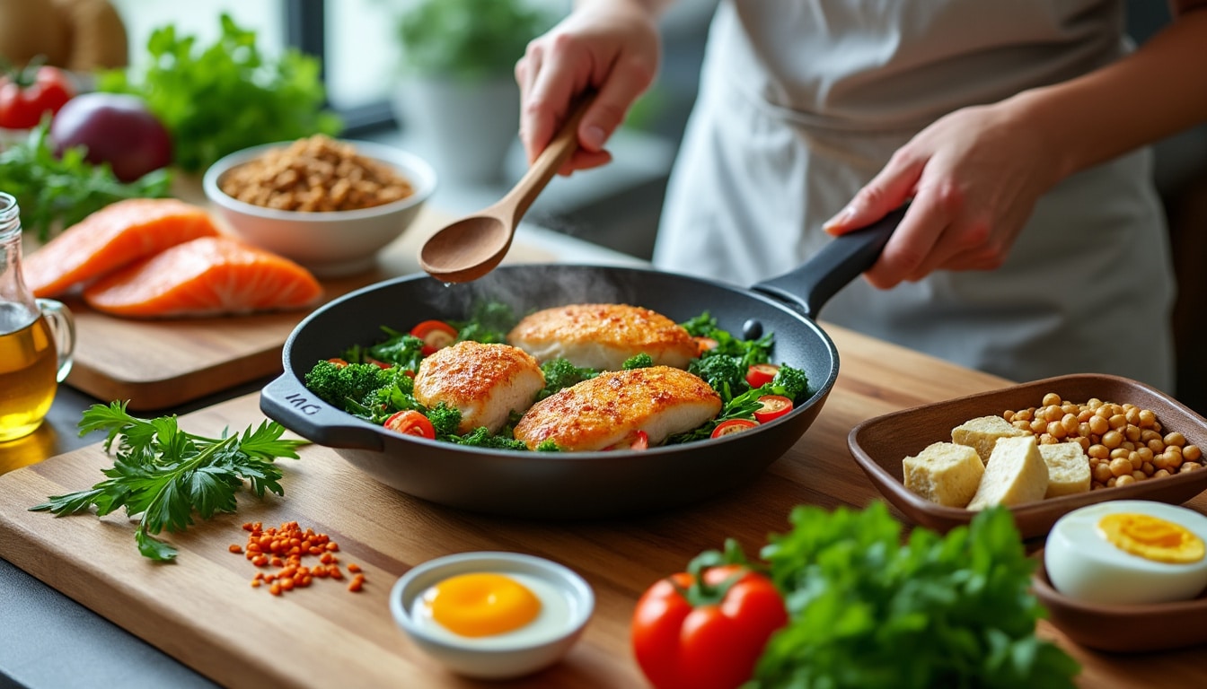 découvrez comment cuisiner avec des protéines : leurs bienfaits, les meilleures sources et des conseils pour les intégrer facilement à vos repas.